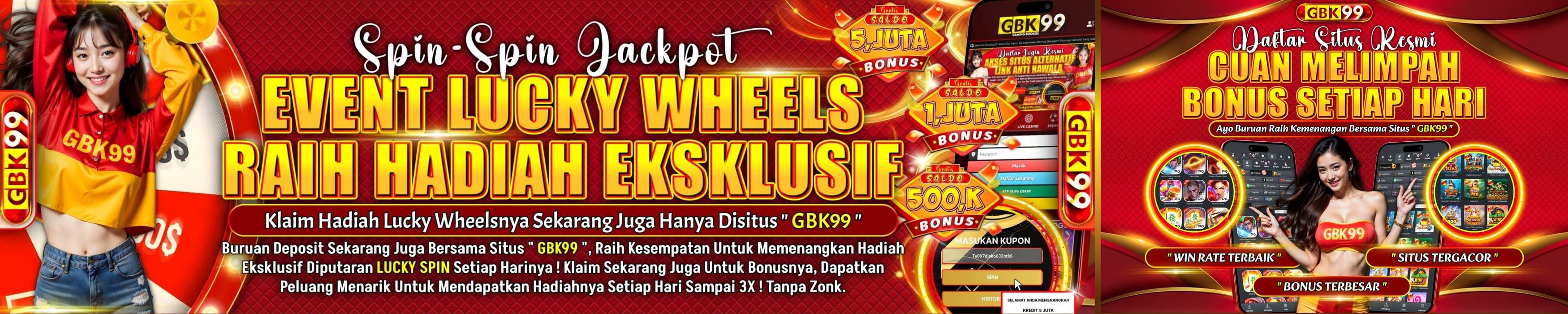 LUCKY SPIN GBK99